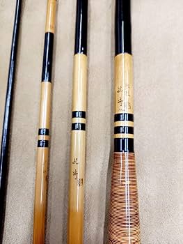少々値下げします 江戸和竿　皮剥ぎ　東作　158cm Amazon.co.jp: 高級和竿 紀州の名竿 紀舟作 脇名 朱烈 節巻 10尺